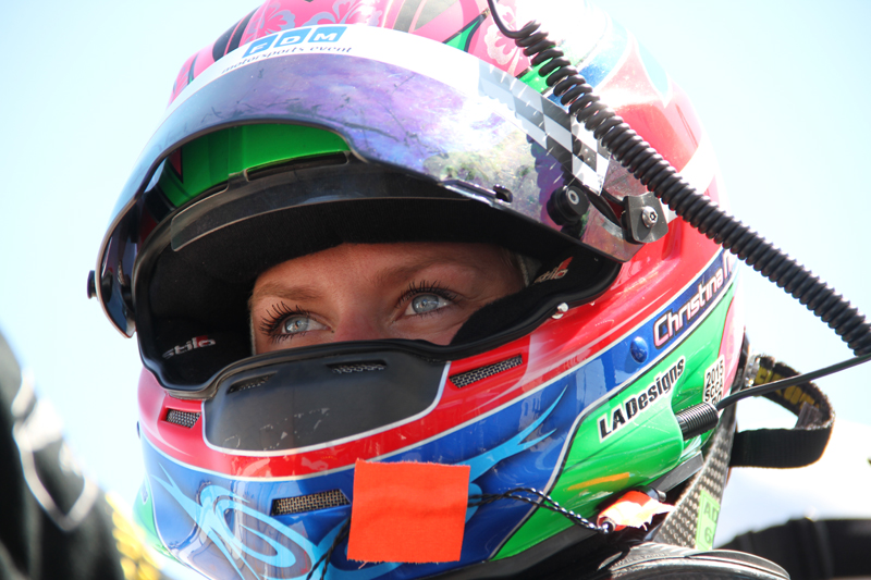 Christina Nielsen starter sekser på Laguna Seca.
(Foto: Jan Kaiser)